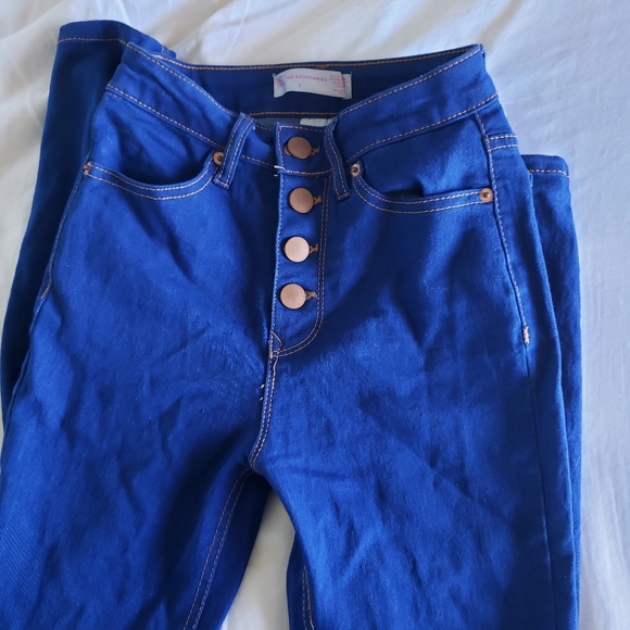 High waisted blue jeans - Picture 2 of 3